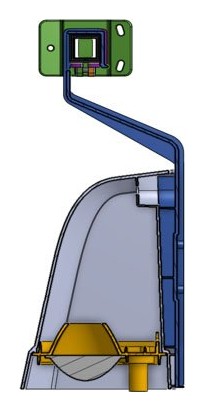 Drawing of LIDoTT Alarm in section